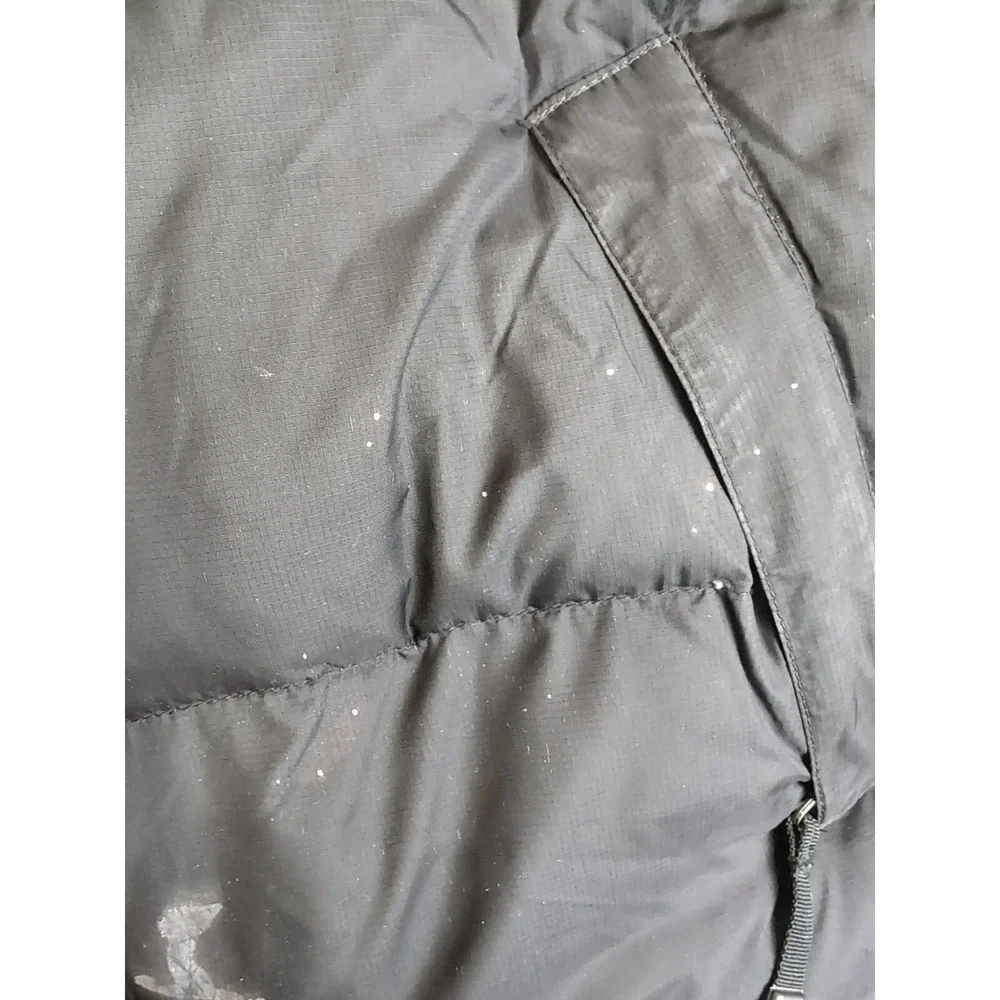 The North Face Nuptse Puffer‎ Vest Men's Medium 700 Goose Down Black Zip A188